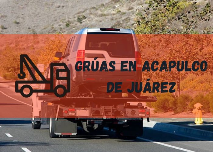 grúa arrastrando un auto en Acapulco de Juárez