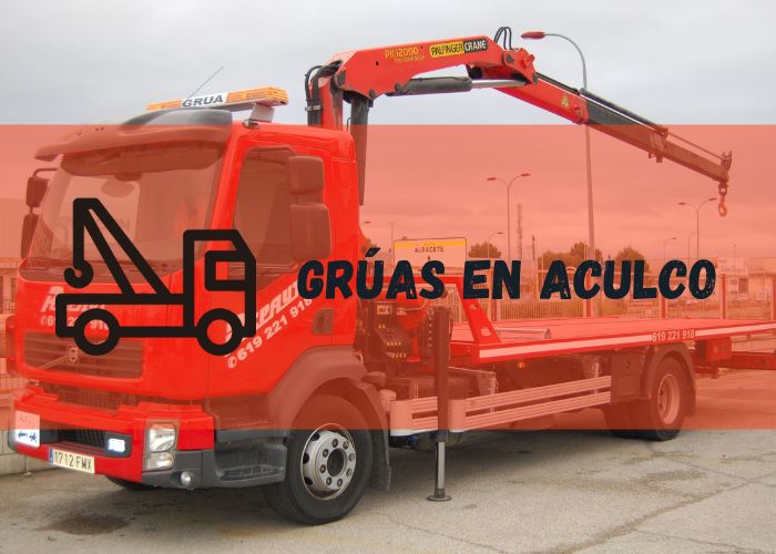 servicio de grúa en Aculco