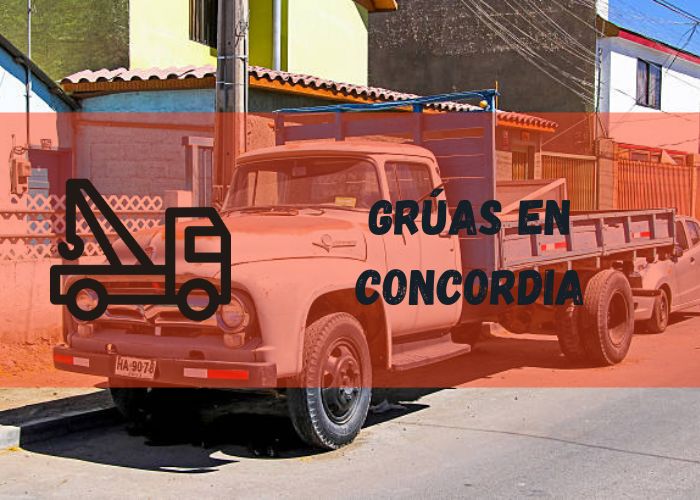 grúa en Concordia