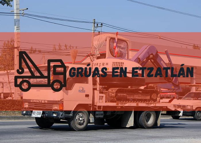grúa remolcando un automóvil en Etzatlán