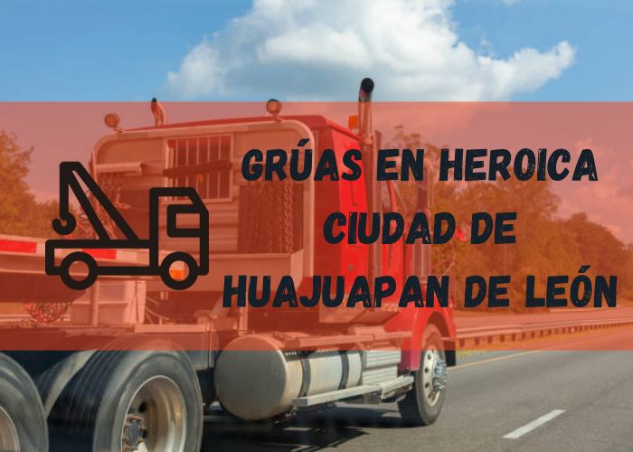 grúa realizando un traslado de un vehículo en Heroica Ciudad de Huajuapan de León