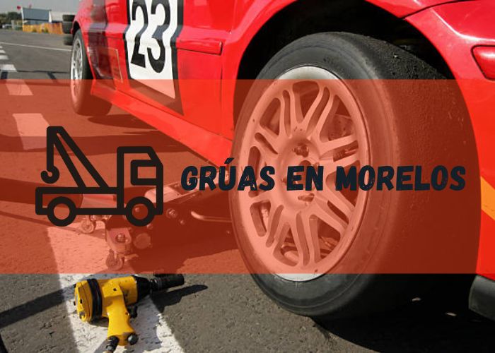 grúa remolcando un auto en Morelos