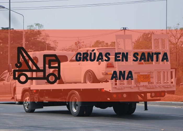 grúa en Santa Ana