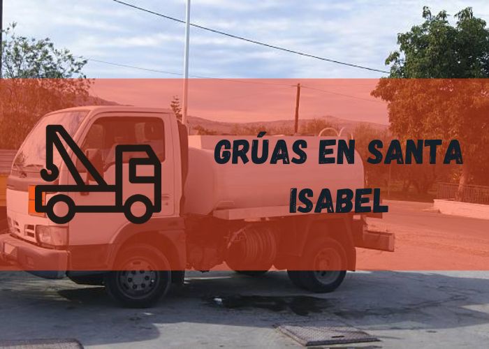 grúa arrastrando un vehículo en Santa Isabel