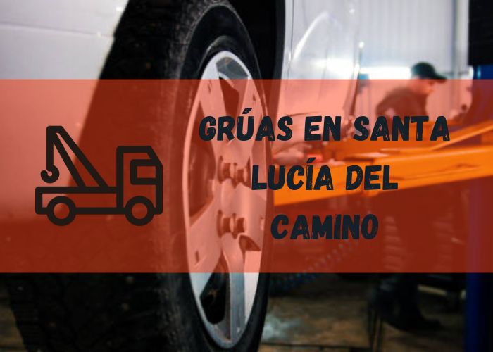 grúa en Santa Lucía del Camino