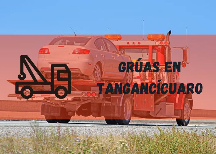 grúa en Tangancícuaro