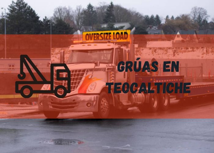 grúa arrastrando un vehículo en Teocaltiche